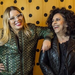 Marília Mendonça se encontrou com Gal Costa neste domingo, 5 de agosto de 2018