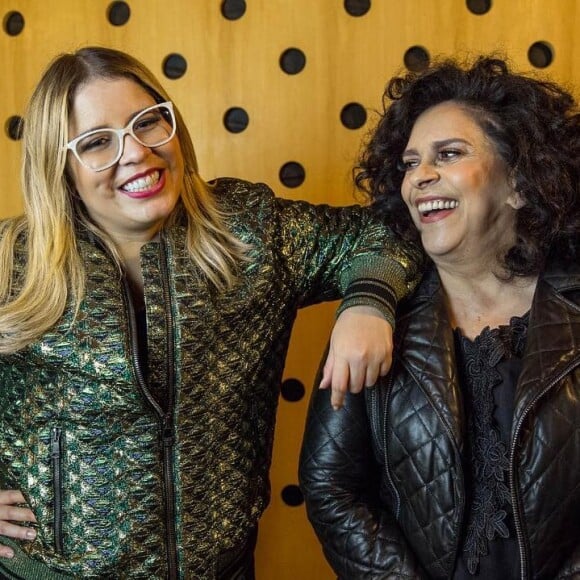 Marília Mendonça se encontrou com Gal Costa neste domingo, 5 de agosto de 2018