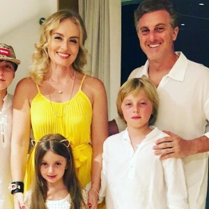 Luciano Huck e Angélica são pais de Joaquim, de 13 anos, Benício, de 10, e Eva, de 5