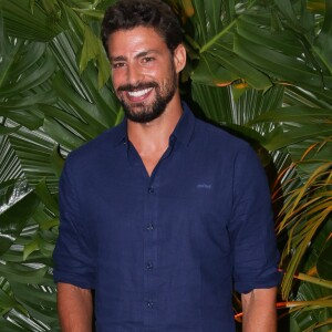 Cauã Reymond participou do lançamento da nova coleção da Colcci, em São Paulo, nesta quarta-feira, 15 de agosto de 2018