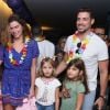 Cauã Reymond e Mariana Goldfarb costumavam fazer programas com a filha do ator, Sofia