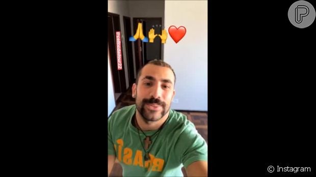 O ex-BBB Kaysar mostrou o apartamento que alugou para trazer a família síria ao Brasil em seu Instagram