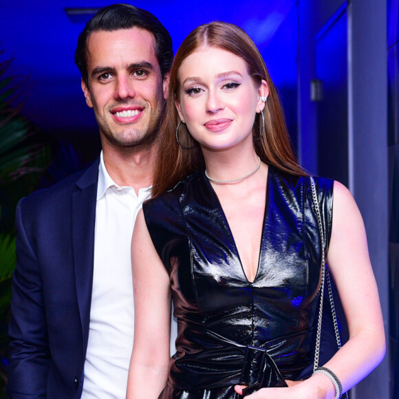 Marina Ruy Barbosa ganha companhia do marido em gravação noturna na sexta-feira, dia 08 de setembro de 2018
