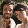 Ema (Agatha Moreira) e Ernesto (Rodrigo Simas) festejam que vão ser pais nos próximos capítulos da novela 'Orgulho e Paixão'