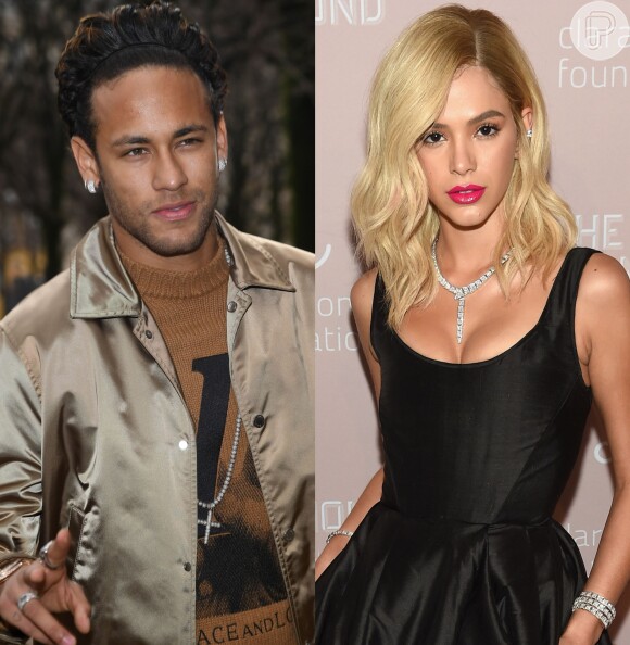 Neymar se assusta ao ver Bruna Marquezine de cabelo loiro: 'Eita p*'