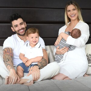 Casada com Gusttavo Lima, Andressa Suita falou sobre rotina com filhos, Gabriel e Samuel