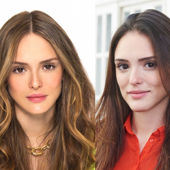 Isabelle Drummond deixou o cabelo mais claro na franja após a mudança de visual com Marcos Proença
