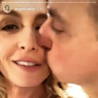 Já é 2019! Angélica ganha beijo de Huck ao gravar vinheta de fim de ano da Globo