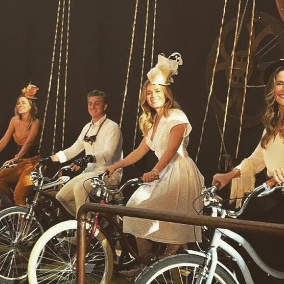 Angélica e Luciano Huck gravaram a vinheta de final de ano da Globo neste sábado, 22 de setembro de 2018