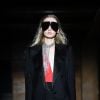 Óculos de máscaras desfilados na passarela da Gucci na Semana de Moda de Paris