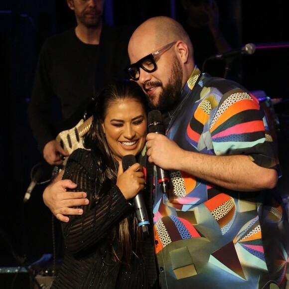 Simone e Tiago Abravanel em show no Prêmio Multishow 2018, nesta terça-feira, 25 de setembro de 2018
