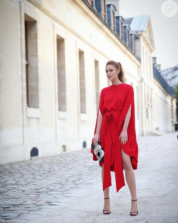Marina Ruy Barbosa passou por Milão e Paris para conferir as Semanas de Moda das cidades