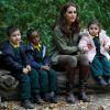 Kate Middleton se divertiu com as crianças em primeiro evento após 3º filho