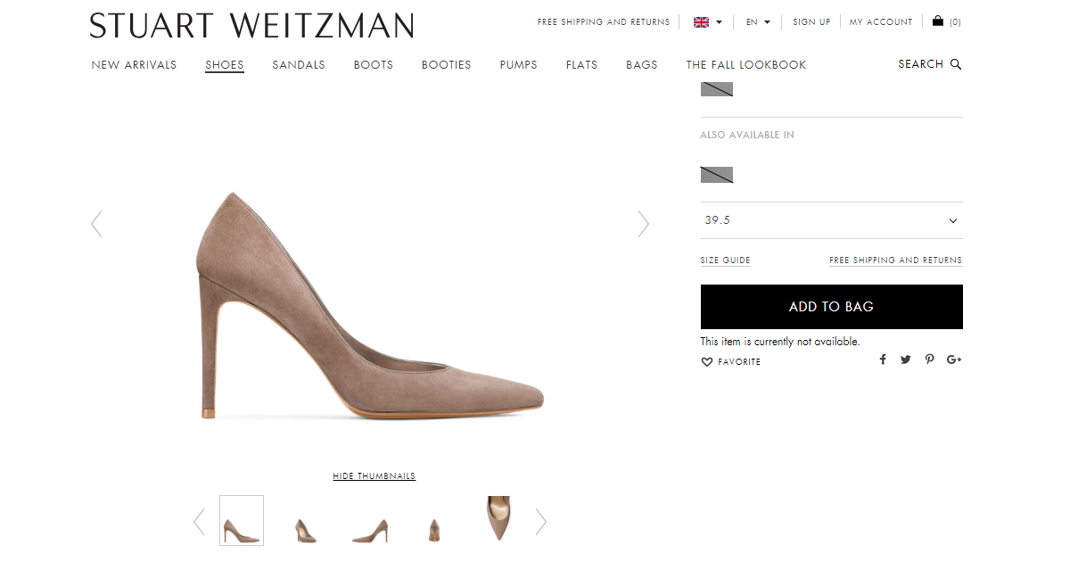 stuart weitzman gabriella bolsa