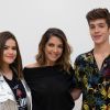 Maisa Silva, João Guilherme Ávila e Thalita Rebouças foram ao 'The Noite' para divulgar o filme 'Tudo por um PopStar'