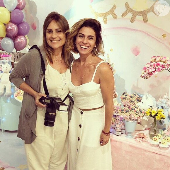 Giovanna Antonelli teve os registros da festa feito pela fotógrafa Rebeca Penna Firme