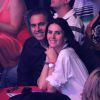 Lisandra Souto e o namorado, Gustavo Fernandes, também curtiram o show