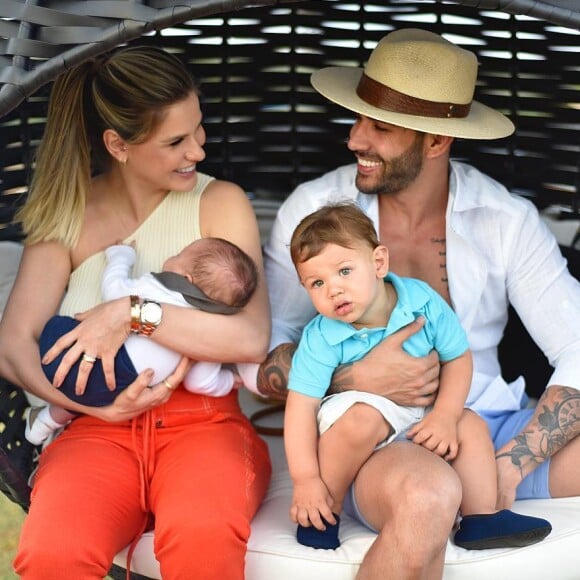 Andressa Suita e Gusttavo são pais de Gabriel e Samuel