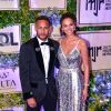 Bruna Marquezine e Neymar usaram looks Dolce & Gabbana na 2ª edição do jantar beneficente do Instituto Neymar Jr., em julho de 2018