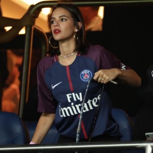 Em agosto, Bruna Marquezine acompanhou Neymar durante uma partida do Paris Saint-Germain