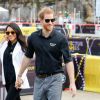 Meghan Markle e Príncipe Harry chegaram usando óculos de sol ao evento em Sydney