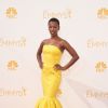 Samira Wiley aposta em vestido amarelo para prestigiar o Emmy 2014