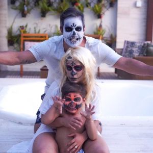 Simone, Kaká Diniz e o filho, Henry curtiram uma festa de Halloween neste sábado, 27 de outubro de 2018