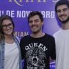 Vinícius Bonemer prestigiou Hugo Bonemer na pré-estreia do filme 'Bohemian Rhapsody', no Cine Roxy, em Copacabana, nesta quarta-feira, 31 de outubro de 2018