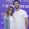 Vinícius Bonemer foi acompanhado da namorada, Thalita Martins, na pré-estreia do filme 'Bohemian Rhapsody', no Cine Roxy, em Copacabana, nesta quarta-feira, 31 de outubro de 2018