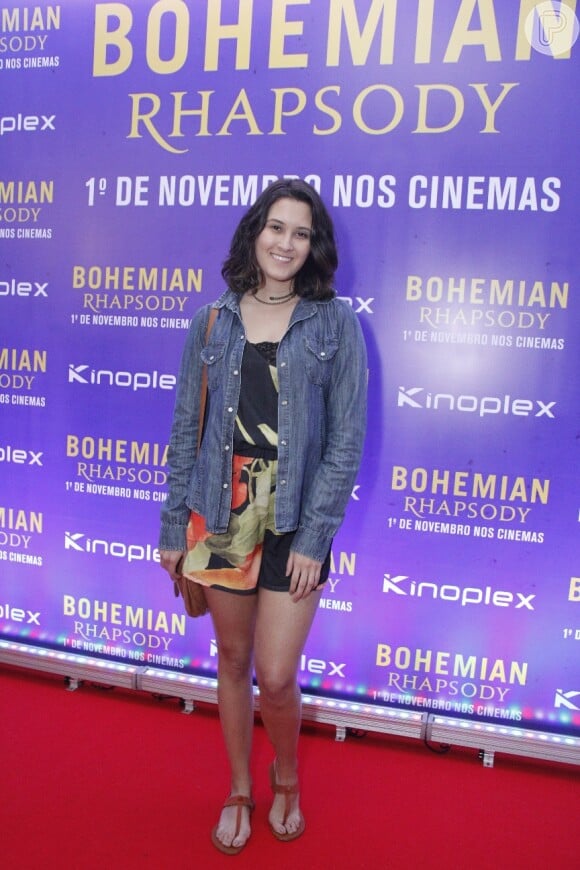 Beatriz, filha de Fátima Bernardes e William Bonner, conferiu a pré-estreia do filme 'Bohemian Rhapsody', no Cine Roxy, em Copacabana, nesta quarta-feira, 31 de outubro de 2018