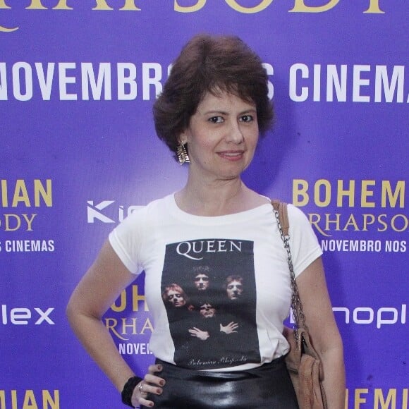 Narjara Turetta conferiu a pré-estreia do filme 'Bohemian Rhapsody', no Cine Roxy, em Copacabana, nesta quarta-feira, 31 de outubro de 2018