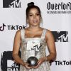 Anitta vence categoria de Melhor Artista Brasileira no MTV EMA 2018, em 4 de novembro de 2018