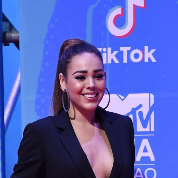 A atriz e cantor Danna Paola usou look Dolce & Gabanna para o Europe Music Awards 2018, realizado em Bilbau, na Espanha, neste domingo, 4 de novembro de 2018