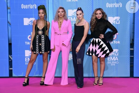 O grupo Little Mix no Europe Music Awards 2018, realizado em Bilbau, na Espanha, neste domingo, 4 de novembro de 2018