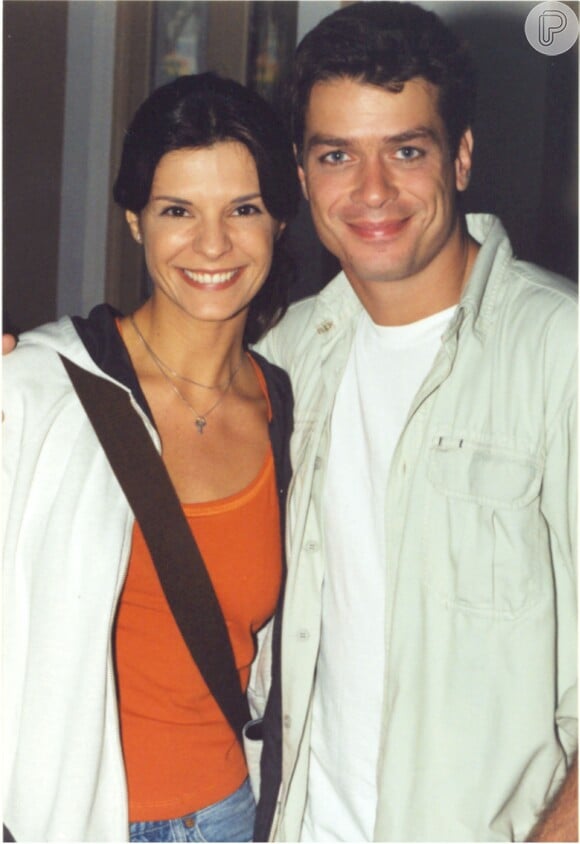 Fábio Assunção e Helena Ranaldi formaram casal em 'Coração de Estudante' (2002)