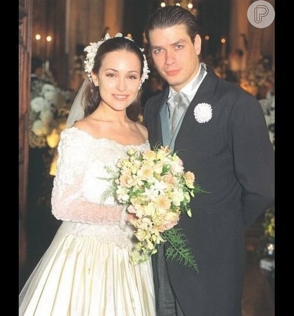 Gabriela Duarte e Fábio Assunção se casaram na novela 'Por Amor' (1997)