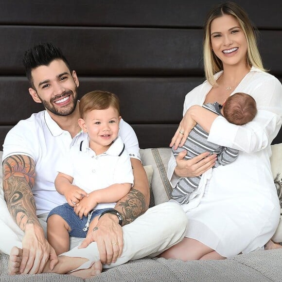 Gusttavo Lima e Andressa Suita são pais de Gabriel e Samuel