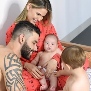 Gusttavo Lima afastou a possibilidade de ter mais filhos com Andressa Suita