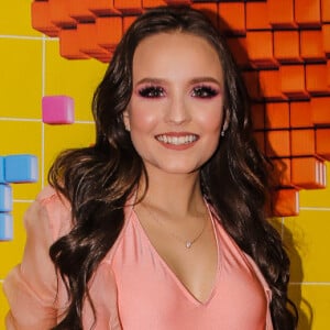 Larissa Manoela apostou em uma produção total pink no Meus Prêmios Nick 2018, na casa de espetáculos Credicar Hall, em São Paulo, na noite desta quarta-feira, 7 de novembro de 2018