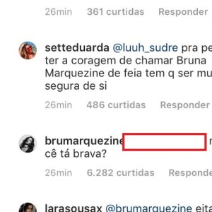 Bruna Marquezine rebate internauta após ser criticada por apoiar Claudia Leitte