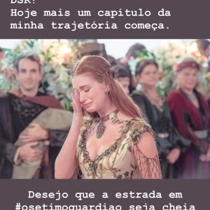 Marina Ruy Barbosa relembra papel de Amália em 'Deus Salve o Rei'