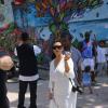 A socialite Kim Kardashian, grávida de quatro meses, viu pela primeira vez o que de fato era o Carnaval carioca