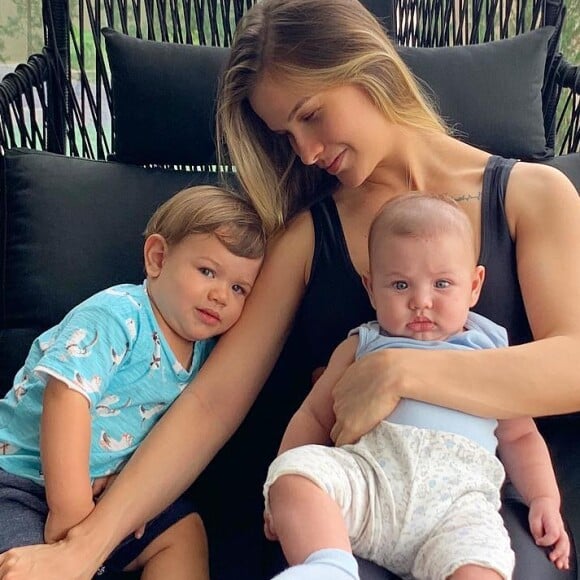 Andressa Suita divide com os seguidores a rotina com os filhos, Gabriel e Samuel