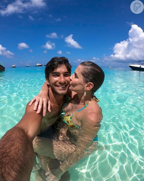 Deborah Secco recentemente viajou às Maldivas com o marido, Hugo Moura