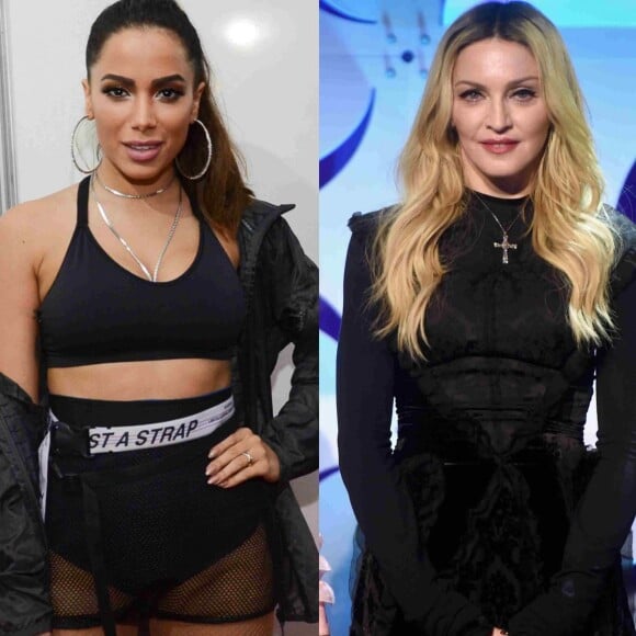 Anitta se encontrou com Madonna nesta sexta-feira (07) durante passagem pelos Estados Unidos