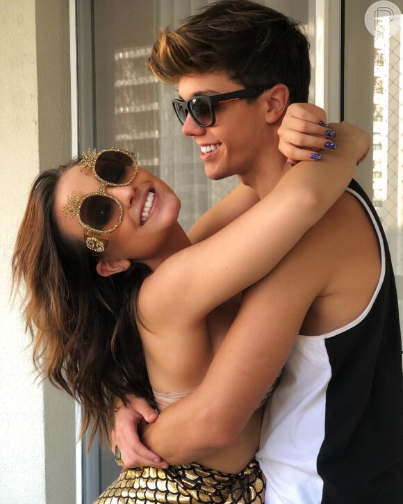 Larissa Manoela e Leonardo Cidade completam um ano de namoro no dia 14 de dezembro de 2018