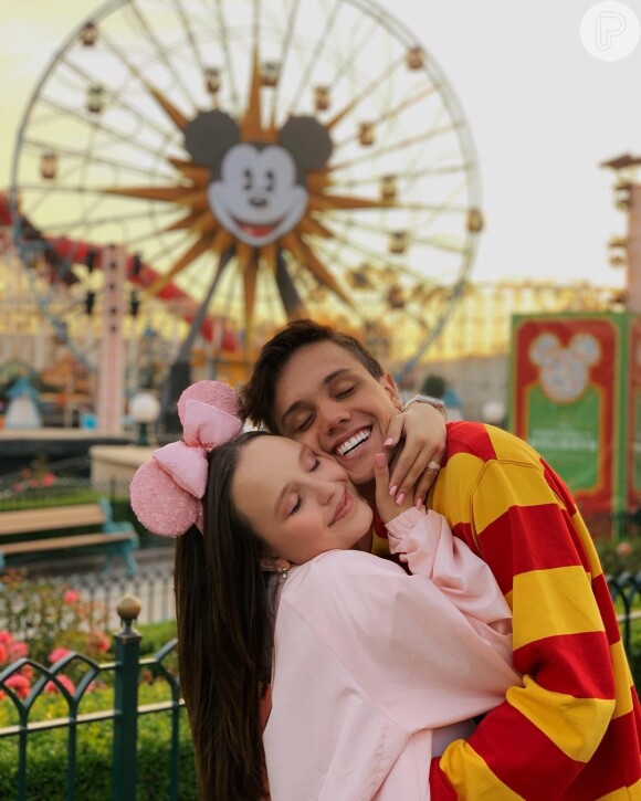 Larissa Manoela e Leonardo Cidade fizeram recente viagem a Disney de Orlando, em novembro de 2018