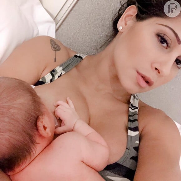 Mayra Cardi se afastou das redes sociais dois meses após nascimento da filha