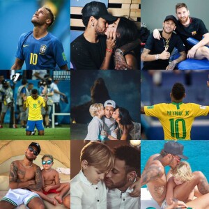 Neymar tem fotos com o filho, em campo e com Bruna Marquezine como as mais curtidas do ano