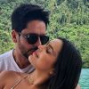 A ex-BBB Emilly Araújo costuma fazer várias declarações de amor ao namorado, Paulo Simões: 'Amo daqui até depois do fim' '